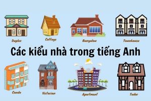 Các loại nhà trong tiếng Anh: Từ vựng và cách phân biệt