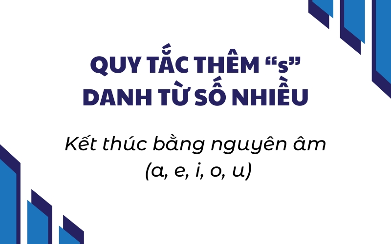 thêm s danh từ số nhiều