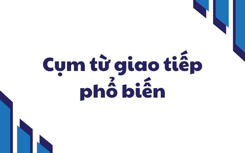 cụm từ giao tiếp của tiếp viên hàng không phổ biến