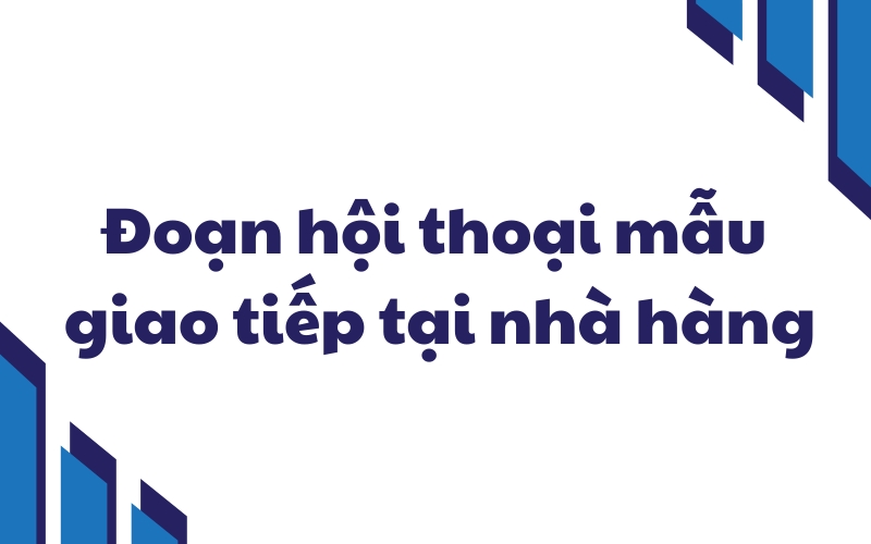 đoạn hội thoại mẫu