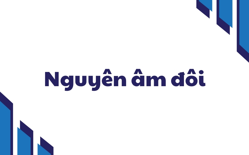 nguyên âm đôi