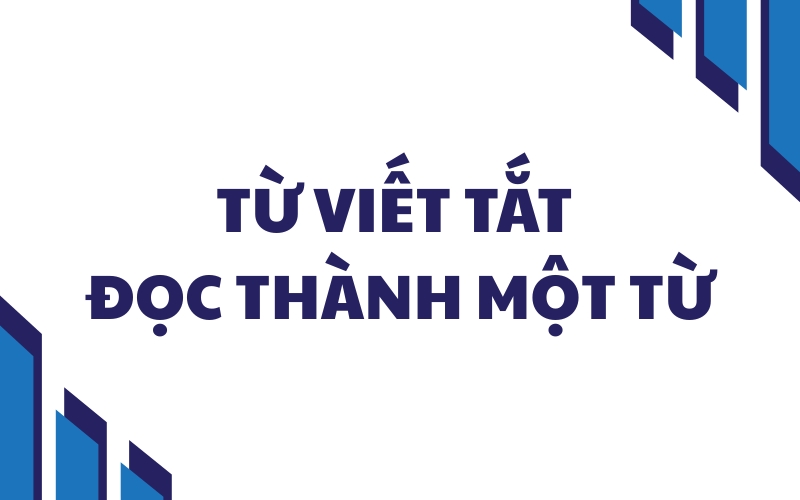 từ viết tắt đọc thành một từ