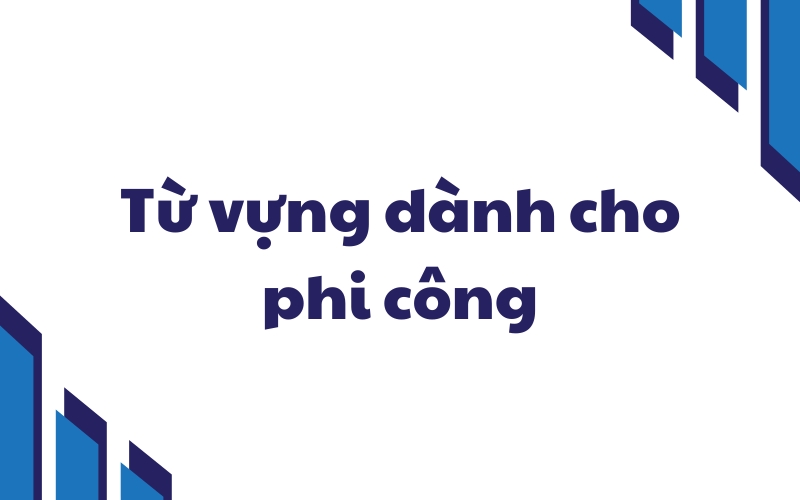 từ vựng cho phi công