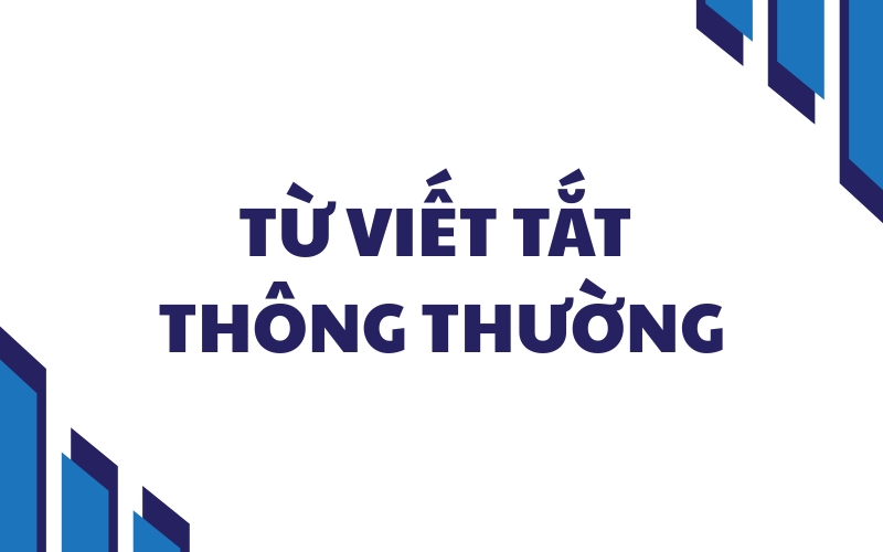 viết tắt thông thường